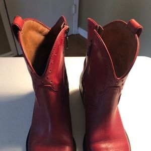 Lucky Brand red boots